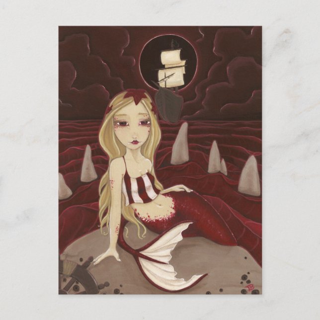 Eclipse - vykort för Sjöjungfru (Framsida)