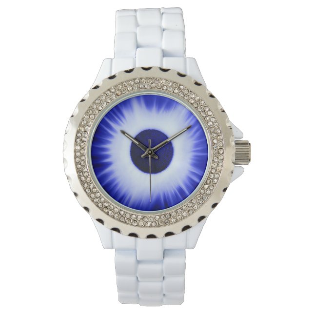 Eclipse Watch, Neon Blue Armbandsur (Framsida)