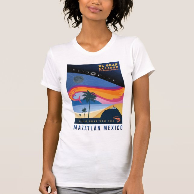 Eclipse Women's passande T Shirt (Framsida)