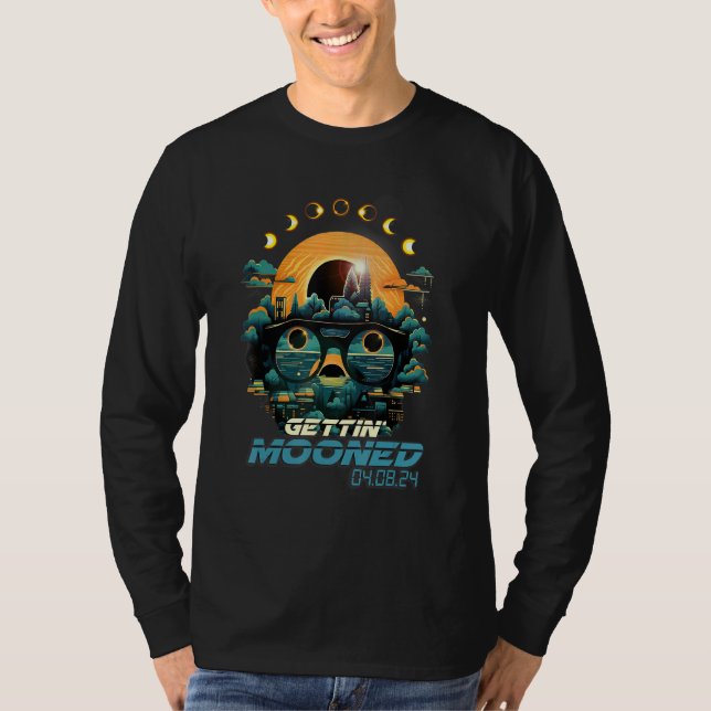 Eclipsefaser Total solförmörkelse Att bli månad  T Shirt (Framsida)