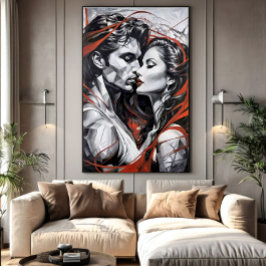 Eclipses of Desire Canvastryck