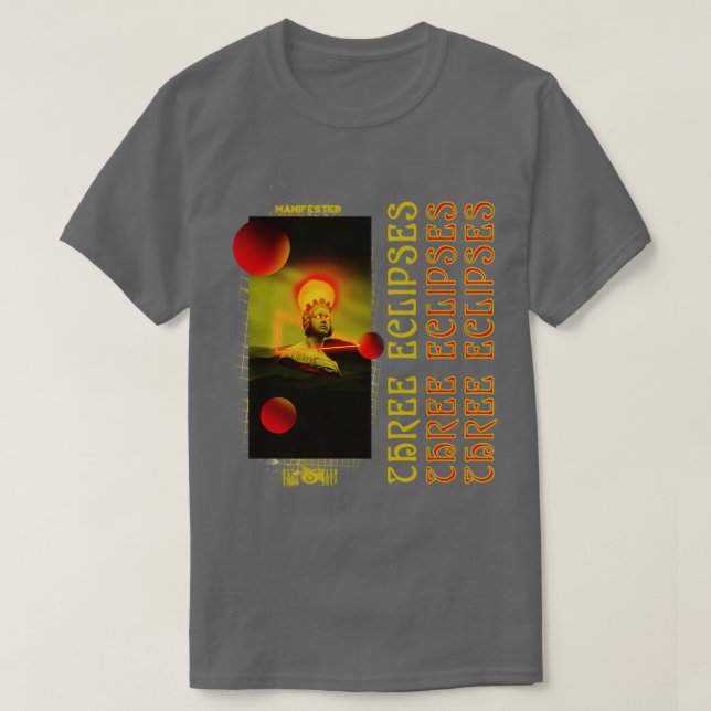 Eclipses Outrun three Eclip, estesisk grekisk stat T Shirt (Design framsida)