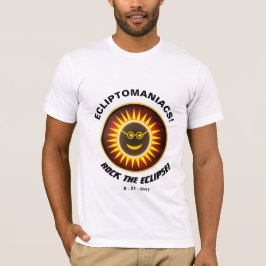 Ecliptomaniacs sten förmörkelsen! tee shirt