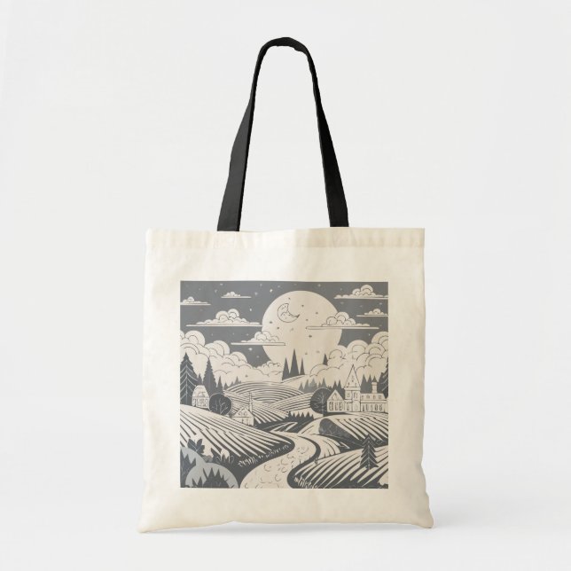 Eco Chic Tote Bag Tygkasse (Framsidan)
