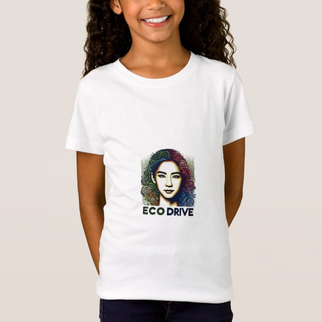 "Eco Cruise: Drive for a Greener Future Tee" T Shirt (Framsida)
