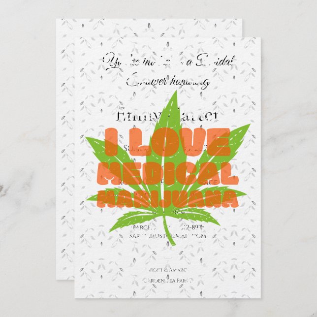 Eco Design | Bold Wellness Poster for Impact Inbjudningar (Fram/baksida)