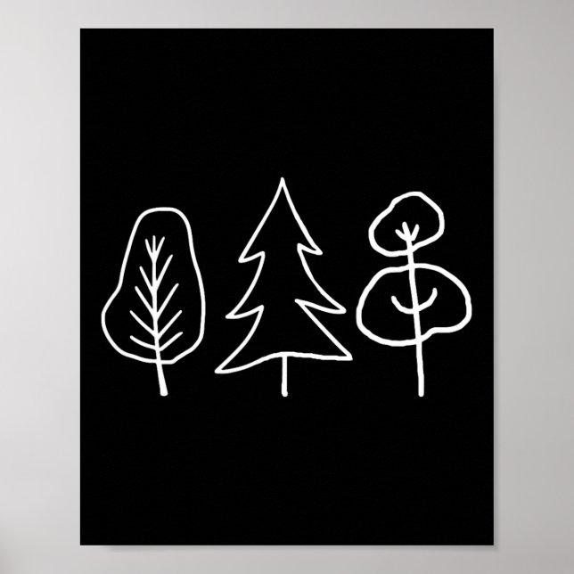 Eco Earth Day Shirts För manar Women Kids Träd Poster (Framsidan)