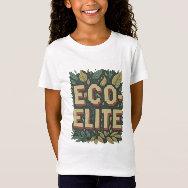 Eco-Elite Girls' Bra Jersey T Shirt (Framsida)