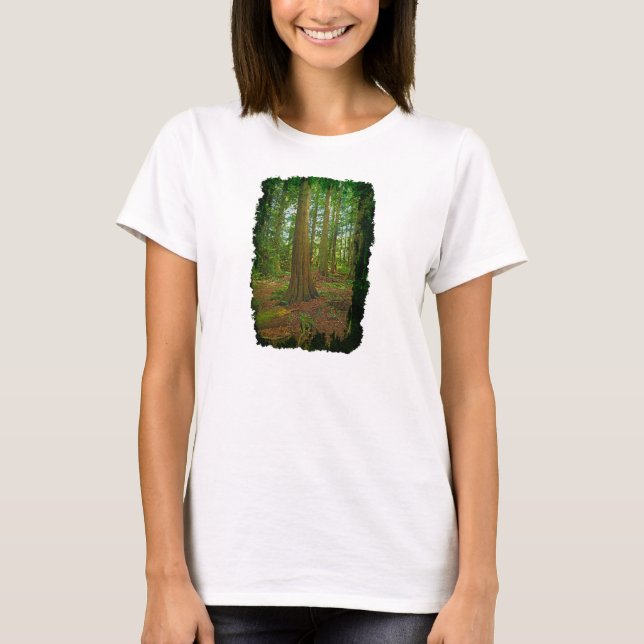 Eco Forest Wilderness Enviro Nature-älskare Shirt T-shirt (Framsida)