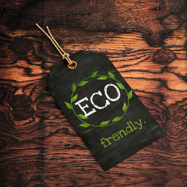 Eco Frendly Vegan Packaging Märkres Presentetikett