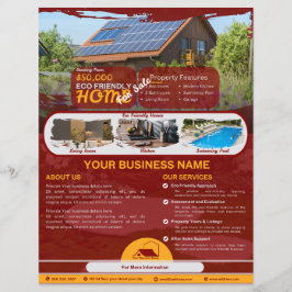 Eco Friendent Business Flyer för försäljningsavdel