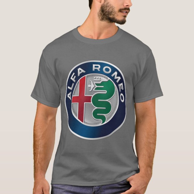 Eco Friendly Alfa Romeo s Sailboat T Shirt (Framsida)