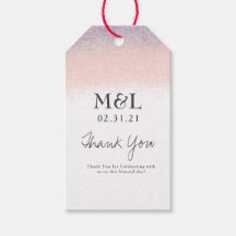 Eco Friendly Bröllop Ombre Glitter Lila Rosa