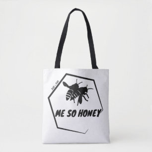 Eco-friendly cloth bag with lovely bees tygkasse