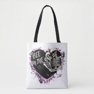 Eco-friendly cloth bag with lovely pair print tygkasse