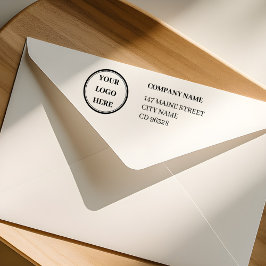 Eco-Friendly Custom Logo Self-Inking Rubber Stamp Självfärgande Stämpel