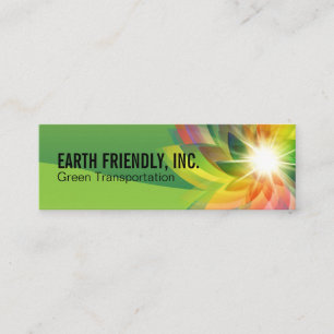 Eco Friendly Digital Flower Energi Mini Visitkort