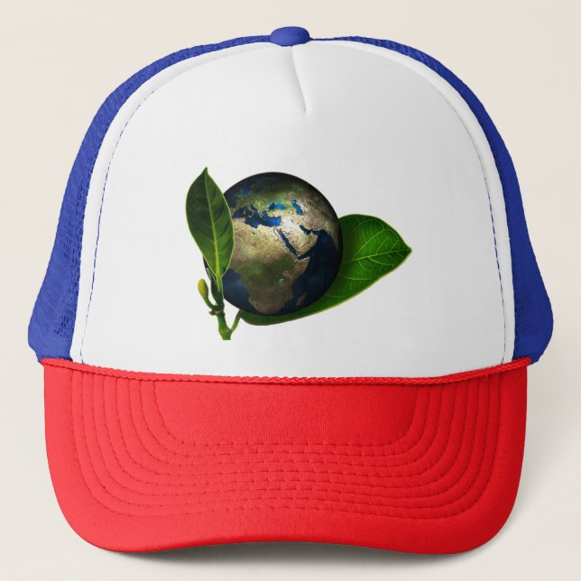 Eco Friendly Environment T-Shirt Keps (Framsida)