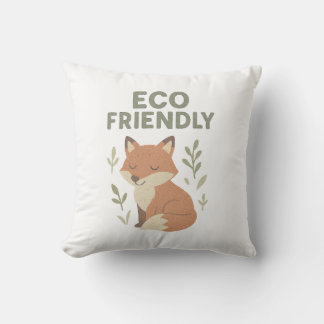 Eco Friendly Fox Kudde