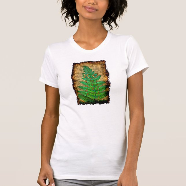 Eco Friendly "Reduction, Återvinna" Enviro Art Shi Tee (Framsida)