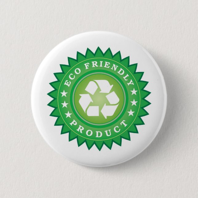Eco Friendly Sticker Knapp (Framsida)