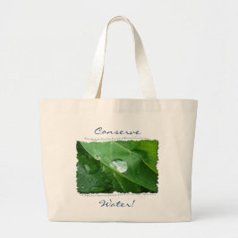 ECO FRIENDLY VATTEN CONSERVATION Gifts & Gear Jumbo Tygkasse