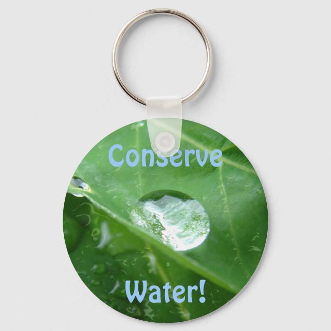 ECO FRIENDLY VATTEN CONSERVATION Gifts & Gear Nyckelring (Framsida)