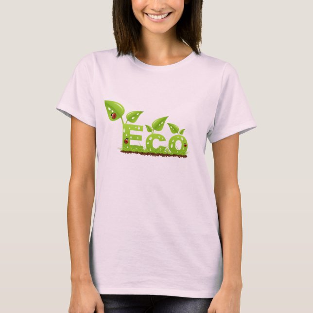 Eco Friendly Womens Shirt Tee (Framsida)