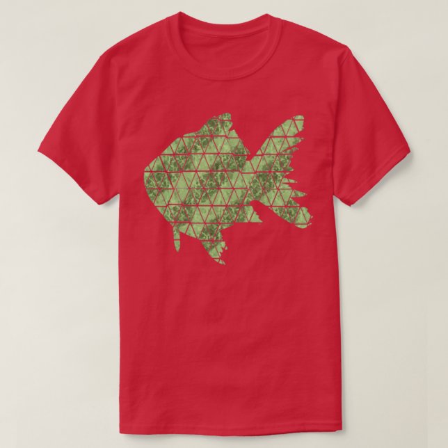Eco Grönt FIsh T Shirt (Design framsida)
