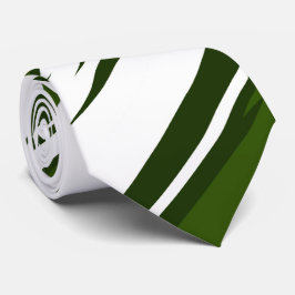 Eco Grönt & White Stripe Abstrakt Mönster Slips