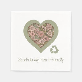 Eco & Heart-Friendly Kärlek Pappersservett