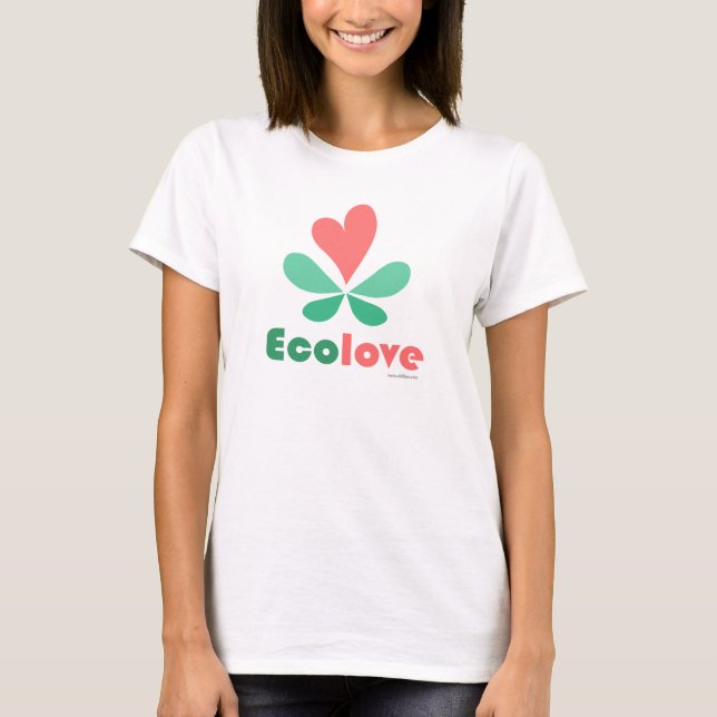 Eco Love Tee Shirt (Framsida)