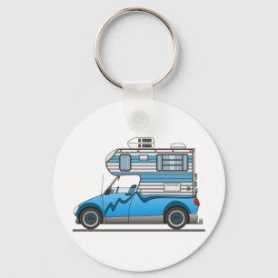 Eco Plocka Up Camper Blue Nyckelring