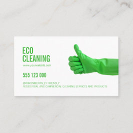 Eco servar vänlig lokalvård visitkorten visitkort