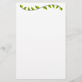 Eco Söt Finare Grönt Fantasy Gräsmatta Care Brevpapper