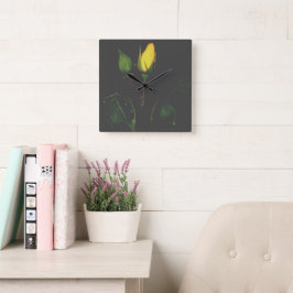 ECO STIL DESIGN (väggklocka, COOLA) Fyrkantig Klocka
