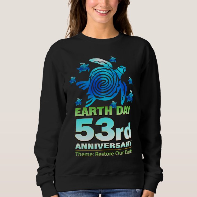 Eco Teachers  Earth Day 2023 Restore Our Earth T Shirt (Framsida)