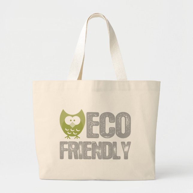 Eco vänlig design! Ekologiprodukt! Jumbo Tygkasse (Framsidan)