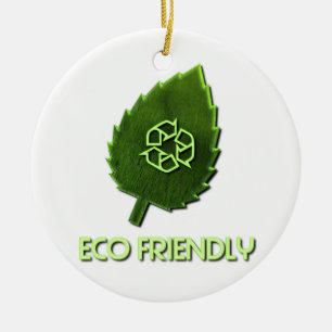 Eco vänlig prydnad julgransprydnad keramik