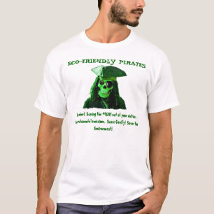 Eco-Vänskapsmatch pirater Tee Shirt