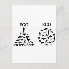 Eco vs Ego Vykort
