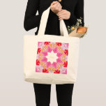 Ecobag com estampa personalizável jumbo tygkasse<br><div class="desc">Os hibiscos são flores lindas que crescem em pequenos arbustos. De cores diferentes e intensas, alegram qualquer ambiente. Aqui, fizemos toda uma coleção de produtos tendo como base um hibisco rosa de centro vermelho. Nesta bolsa, você pode trocar o nome pelo nome ou foto de quem você ama. Um lindo...</div>