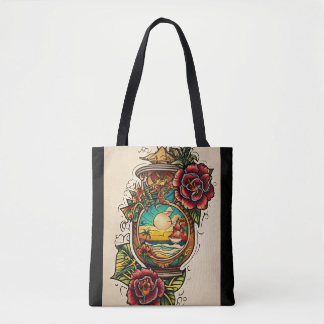 EcoChic Canvas Tote Bag Tygkasse (Framsida)
