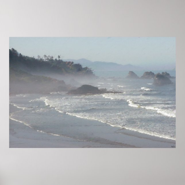 Ecola Beach View Poster (Framsidan)