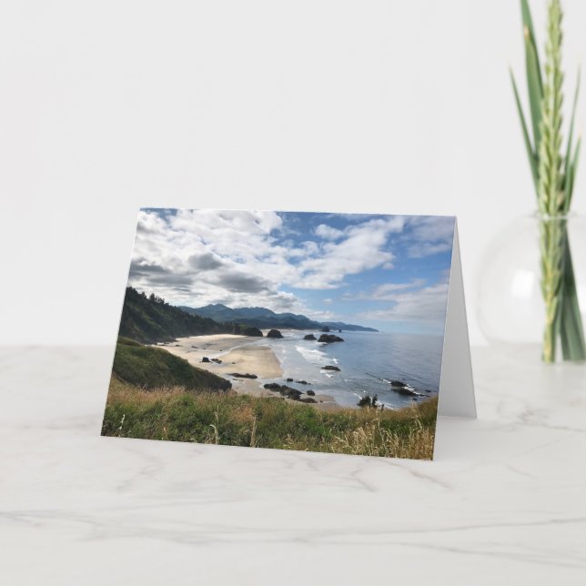 Ecola State Beach, Oregon Kort (Framsida)