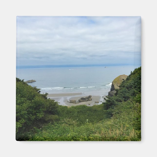 Ecola State Park, Cannon Beach, Oregon Magnet (Framsidan)