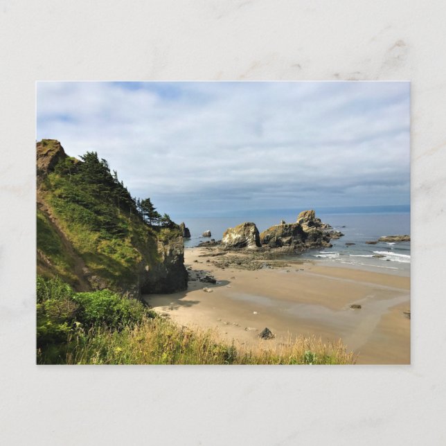 Ecola State Park, Cannon Beach, Oregon Vykort (Framsida)