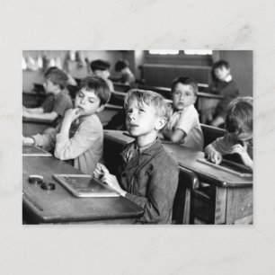 Ecole Paris - 1956 - Robert Doisneau Vykort