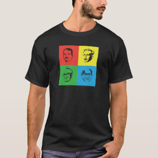 Econ huvud - Mises, Hayek, Rothbard, Friedman Tee