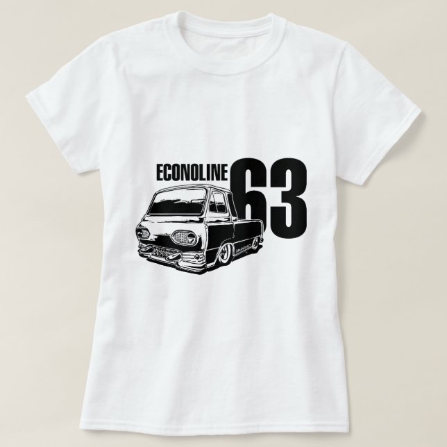 Econoline lastbil 1963 t-shirt (Design framsida)